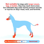 Inflatable Dog Collar Small Medium or Large Dogs and Cats  (Neck: 15" - 19")