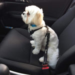 Dog Seat Belt, 2 Pack Adjustable Pet Car Seatbelt- Red