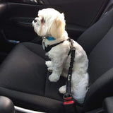 Dog Seat Belt, 2 Pack Adjustable Pet Car Seatbelt- Red