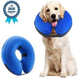 Inflatable Dog Collar Small Medium or Large Dogs and Cats  (Neck: 15" - 19")