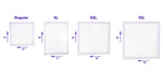 Odor Eliminating Gel Dog Pads - Lavender Scented - 21" x 21"  - 50 Count