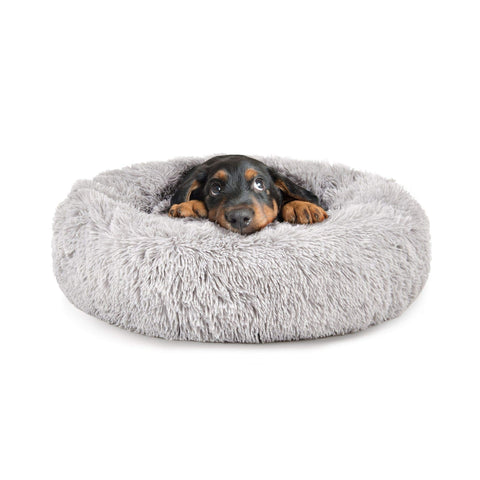 Cat and Dog Calming Bed -  Light Grey