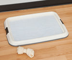 Dog Training Pad Holder - Holds 17.5" x 23.5" Pad - Gray