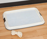 Dog Training Pad Holder - Holds 17.5" x 23.5" Pad - Gray